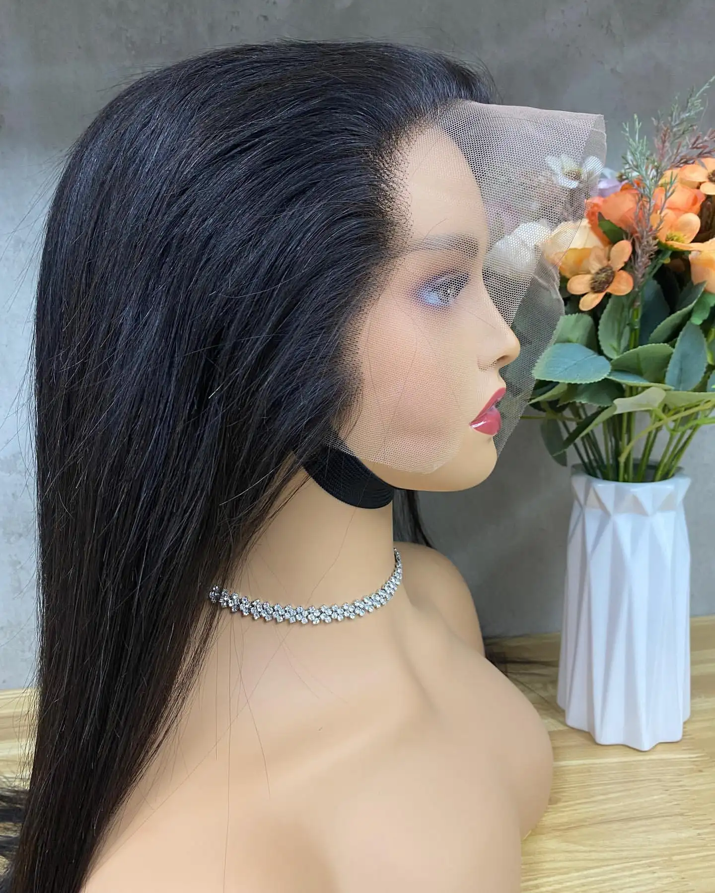 13*4 wigs human hair lace front Brazilian hair virgin wigs lace front wig for black women