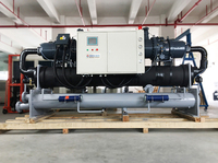 Nouvel équipement de refroidissement à commande automatique PLC VFD 25 tonnes-700 tonnes, refroidisseur à vis à eau circulante