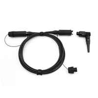 HXB13 90 Degree Right Angled Fiber Optic Expanded Beam Connector for 5G FTTX Applications IP68 Waterproof 2/4 Cores Rugged