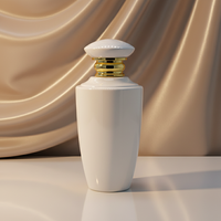 100ml blanc noir de haute qualité bouteille de parfum en verre avec pulvérisateur à pompe faible QUANTITÉ MINIMALE DE COMMANDE