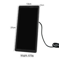 Cámara de doble lente Sistema DVR para vehículos Pantalla IPS de 12,3 pulgadas Monitor de espejo Retrovisor lateral electrónico dividido para camiones de servicio pesado Autobús