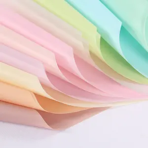 工場格安純粋なカラーフィルム防水花束ラッピング紙マット花包装紙包装
