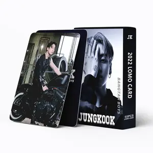 Atacado jungkook cartão postal-Cartão fotográfico kpop idol, 55 pçs/caixa bangtan boys selva jk cartão