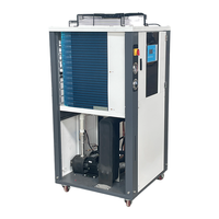 Refroidisseur à spirale refroidi par air TC-1C TC-8C 380V/220V R410A, refroidisseur de process industriel pour l'industrie chimique