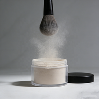 Logo personnalisé fond de teint minéral poudre fixatrice imperméable pour peau grasse contrôle de l'huile finition mate basse quantité minimale de commande