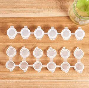 BECOL Venta al por mayor: Paleta de plástico transparente de 6*5ml con tazas vacías <span class=keywords><strong>para</strong></span> pintura, acuarela, pigmentos y dibujo, <span class=keywords><strong>para</strong></span> arte. - Product Image 2