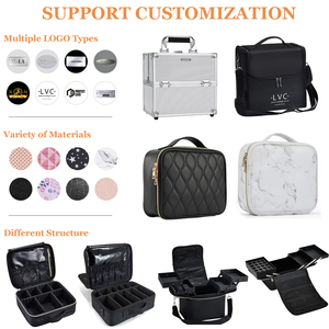 Logo personalizzato di grande capacità in Nylon custodia da viaggio chiusura con cerniera <span class=keywords><strong>porta</strong></span> <span class=keywords><strong>trucchi</strong></span> EVA borsa per cosmetici articoli per unghie <span class=keywords><strong>porta</strong></span> <span class=keywords><strong>pennelli</strong></span> - Product Image 6