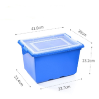 Caja de almacenamiento de bloques de construcción grande, OEM juguete, bloques compatibles con STEM para niños, Caja multifuncional colorida