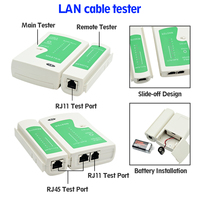 Kit d'outils réseau professionnels 9 pièces, outil de sertissage et de test Ethernet RJ45 pour câble LAN et coaxial