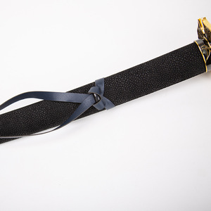Devil May Cry 5 Cosplay arma periférica Nero's Father Flame Demon Sword <span class=keywords><strong>espada</strong></span> de Anime sin afilar Metal tallado para Navidad - Product Image 3