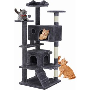 Treehouse Style Cat Tower Réaliste Écorce Texture Perche Condo Aspect Naturel - Product Image 2