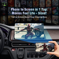 Interface CarPlay sans fil Apple et Android Auto pour Peugeot Citroën 408 2014-2016 avec module CarPlay et caméra de recul Mirror Link