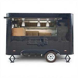 Nuevo Remolque de Comida Vintage ACB con Asador de Pollo para Exteriores, Totalmente Equipado para Venta de Snacks y Papas Fritas - Product Image 1