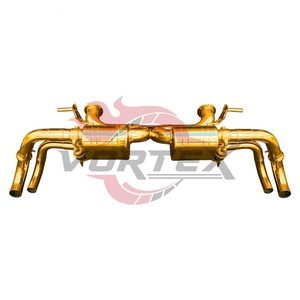 ท่อไอเสีย Vortex แบบ X-Pipe ปรับระดับเสียงได้ความถี่เสียงสูงสำหรับ Audi R8 V10 5.2ลิตรปี2018–2023หม้อพักท้ายเพื่อสมรรถนะสปอร์ต - Product Image 1