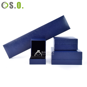 Factory Custom Logo PU Imitation Leather Paper <b>Box</b> Factory Stock Style Jewelry <b>Box</b> Set Luxury Jewelry <b>Packing</b> <b>Box</b> with Logo - Product Image 1