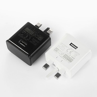 5V2A Kepala pengisi daya USB standar UK, adaptor daya untuk ponsel & tablet Android untuk perjalanan