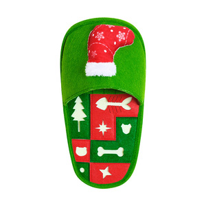 Tappetino Olfattivo per <span class=keywords><strong>Cani</strong></span> e Gatti, Gioco Anti-Soffocamento a Forma di Pantofole Natalizie, Tappetino Puzzle per l'Allenamento Olfattivo di <span class=keywords><strong>Cani</strong></span> di Taglia Grande - Product Image 4