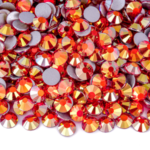 Nouvelle Couleur Usine Oleeya 2028 Strass en Verre Phénix de Feu Populaire Non Thermocollant à Dos Plat pour Ongles et Bricolage Fait Main - Product Image 3