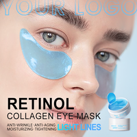 Collagène hydrolysé profondément hydrater et nourrir les patchs pour les yeux corée patch pour les yeux hyaluronique masque pour les yeux au collagène Anti-poches
