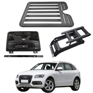 Porte-bagages <span class=keywords><strong>de</strong></span> <span class=keywords><strong>toit</strong></span> en aluminium <span class=keywords><strong>de</strong></span> qualité supérieure avec échelle latérale et boîte latérale pour <span class=keywords><strong>Audi</strong></span> <span class=keywords><strong>Q5</strong></span> 2010-2018 - Product Image 1