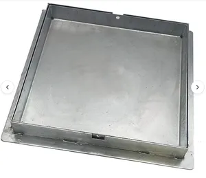 Britische günstige aluminium eingebautes Wasserloch abdeckung doppelte Dichtung Wasserloch abdeckung