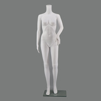 Nouvelle mode féminine prix d'usine réaliste mannequin affichage corps entier debout pose Mannequins en plastique mannequins sans tête