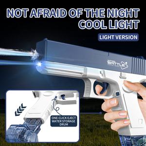 Grosir mainan pistol air tekanan tinggi 2025 pistol air elektrik dengan lampu - Product Image 2