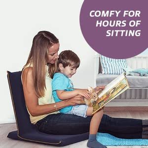 <strong>Floor</strong> Chair Back Support <strong>Floor</strong> <strong>Seating</strong> for Gaming Meditation Classroom and Living Room Adults and Kids Chairs for Bedroom - Product Image 2
