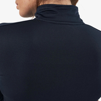Nylon Spandex Elastique Slim Fit Femmes Top Gym En Cours D'exécution Veste Veste Zippée