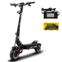Trottinette électrique robuste à double moteur sans balais en alliage d'aluminium, batterie 72V 40Ah, autonomie 70-120 km, charge utile 150 kg, pour adulte, longue distance