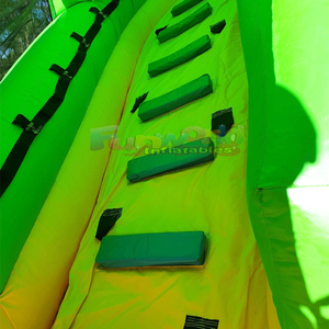 Gran castillo inflable y tobogán para exteriores, tipo jungla, comercial, de PVC, para juegos infantiles con temática de safari. - Product Image 3
