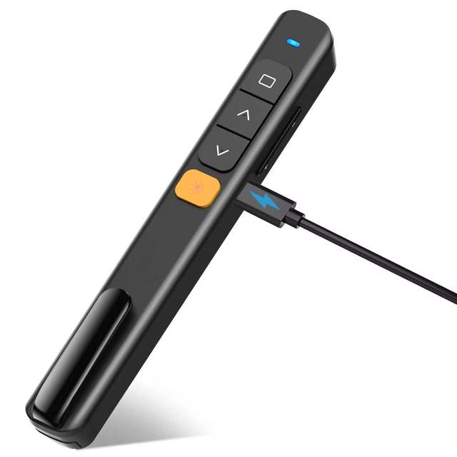 Portable RF Wireless Laser Pointer Sensitive Single Receiver Teaching Meeting Presentation Tool for Daily Use