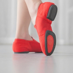 BW3745 <span class=keywords><strong>Zapatillas</strong></span> de lona para mujer, sin cordones, con suela blanda, para danza, entrenamiento de profesores, para danza clásica y jazz, al por mayor - Product Image 1