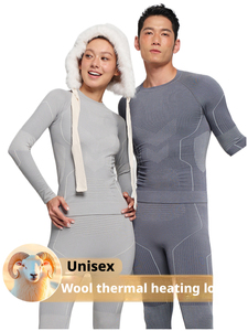 Vêtements Imprimés en Polyester/Coton à Séchage Rapide pour Hommes, Randonnée en Plein Air, <span class=keywords><strong>Alpinisme</strong></span>, <span class=keywords><strong>Sous</strong></span>-vêtements Thermiques Automne Hiver pour Femmes - Product Image 3