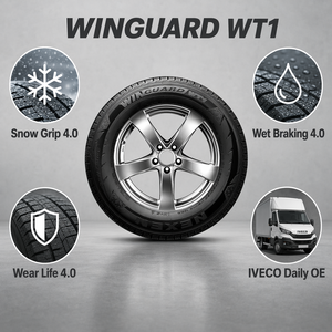Neumático de Invierno NEXEN Winguard WT1 <span class=keywords><strong>para</strong></span> Camioneta Comercial, Doble Ranura en Z, Agarre en Nieve y Húmedo, Flanco Biselado Resistente, Multicanal - Product Image 6