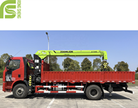ZLT2000V4 Zoomlion 8 chargeable Cargo Ton Camion Grue Machine de construction 4 sections construction élévateurs pick-up voiture grue