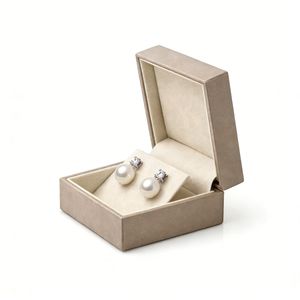 Modern Design <b>Earring</b> Box Custom PU Leather Jewelry Gift Box Custom <b>Earring</b> Holder Insert Foil Stamping Logo OEM Service - Product Image 6