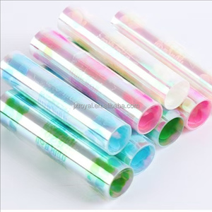 Food Grade <strong>PET</strong> Iridescent Stretch Film Soft Moisture-Proof Plastic <strong>Packaging</strong> for Snacks Candy Beverages for Blow Molding <strong>Process</strong>
