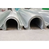 Gouttière en plastique pour l'évacuation des eaux de pluie, canal de drainage pour serre, gouttière en plastique, gouttière en PRF pour l'eau de pluie