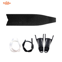 Palmes de plongée apnée TLL style moderne en fibre de carbone 8K, légères, antidérapantes, pour la plongée apnée professionnelle