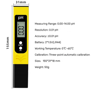 Atacado <span class=keywords><strong>PH</strong></span> <span class=keywords><strong>Meter</strong></span> Beber Suco <span class=keywords><strong>PH</strong></span> <span class=keywords><strong>Meter</strong></span> Detecção Qualidade da Água Tester para Hidroponia - Product Image 3