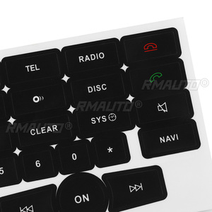 สติกเกอร์ซ่อมกระดุมรถสีดำด้าน Mercedes Benz GLK350 C class CLS C218 SLK W204 W172 W212อุปกรณ์เสริม W207-Exterior - Product Image 3