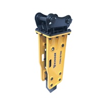 Casse-roche hydraulique robuste pour chargeuse compacte, idéal pour la démolition de béton, certifié CE, compatible OEM