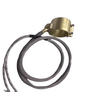 40*40mm Electrical Industrial Aluminum Brass Band Heater With Thermocouple