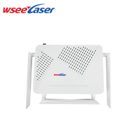 İyi Satışlar Yapan XPON ONU Router, CATV RF POTS VOIP AC WiFi 5 4GE+VOIP+CATV  FTTH Fiber Optik Terminal