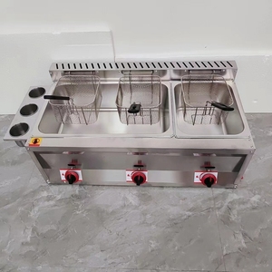 <span class=keywords><strong>Friteuse</strong></span> commerciale à gaz haute efficacité et poêle à nouilles, <span class=keywords><strong>friteuse</strong></span> professionnelle à hot-dog et frites - Product Image 4