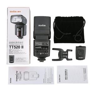 Flash pour appareil photo Godox TT520II avec signal sans fil 433 MHz intégré pour les appareils photo reflex numériques Canon, Nikon, <span class=keywords><strong>Pentax</strong></span>, Sony, Fuji, Olympus - Product Image 1