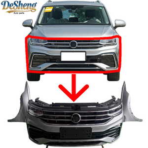 <span class=keywords><strong>Prix</strong></span> bas, pour accessoires VW Tiguan L AUTO, pare-chocs de voiture, phares LED, grilles, radiateur, garde-boue, spoiler, pare-brise, qualité supérieure - Product Image 1