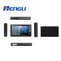 2022 Hengli Hot Koop 9 Inch Draagbare Dvb-t2 Lcd Tv Digitale Mpeg4/H.264 Usb Mini Dvb-t2 Set Top Box met Antenne Voor Verkoop