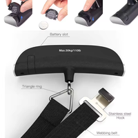 Changxie Balances à bagages électroniques numériques Balance à valise portable de 50kg Sac de voyage à main Balance suspendue